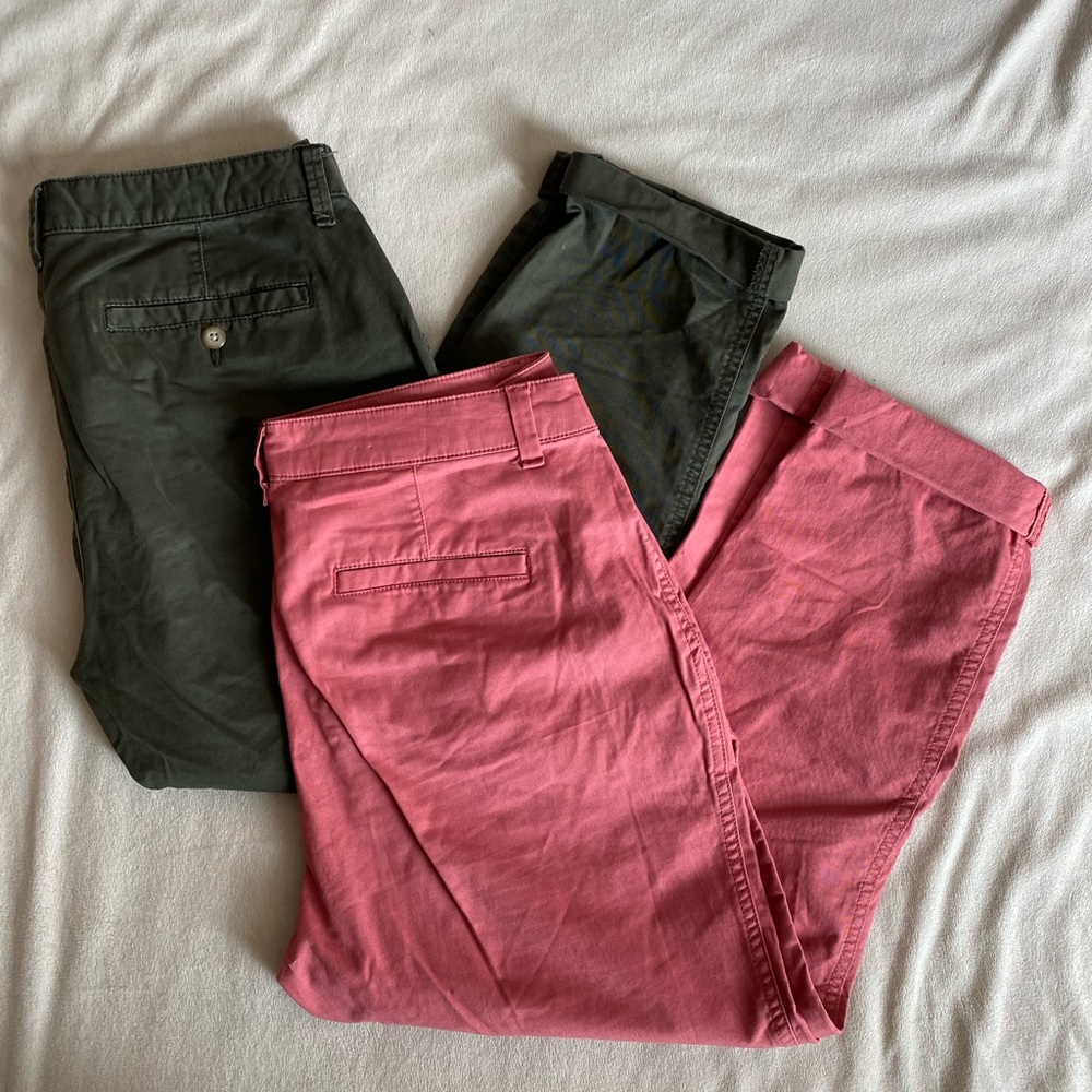 Khakis by Gap- Girlfriend Khaki and Girlfriend Chino by Gap